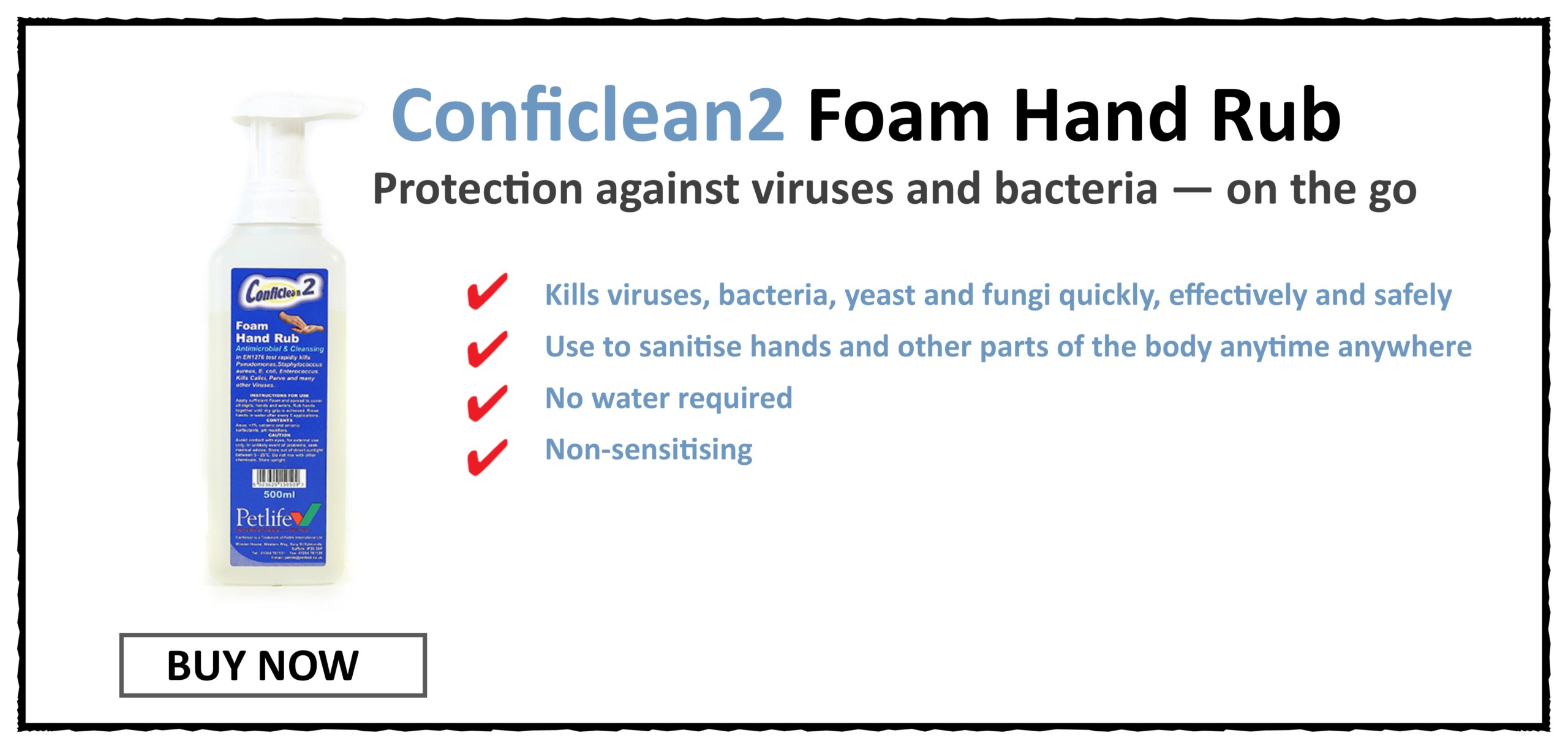 Conficlean2 Foam Hand Rub