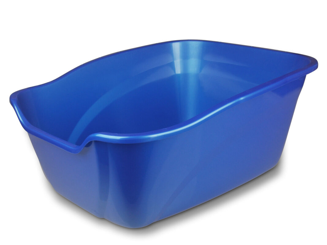 Van Ness Cat High Sided Litter Tray Giant Blue Petlife