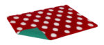 Vetbed Red with White dot